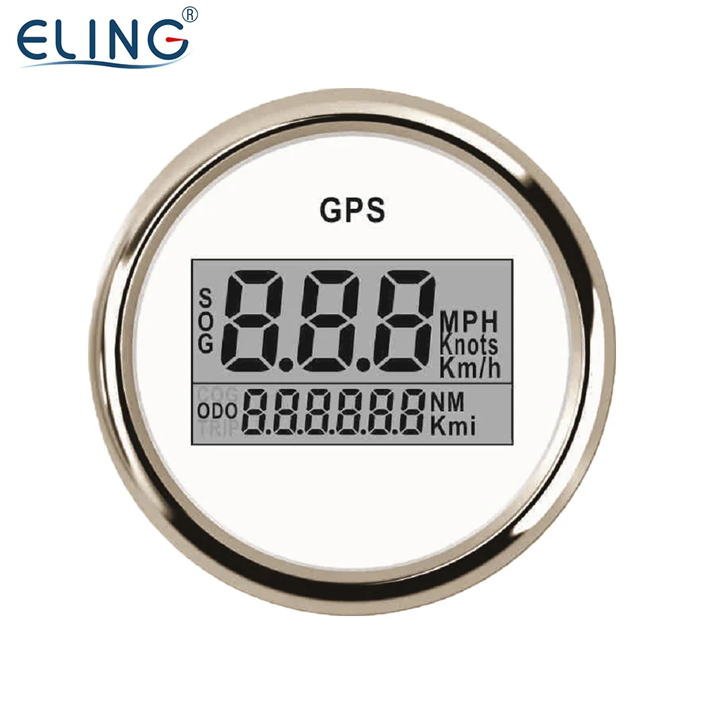 

ELING Universal Digital GPS Speedometer Speedo Gauge for Car Motorcycle Truck Yacht Vessel 2" 9-32V