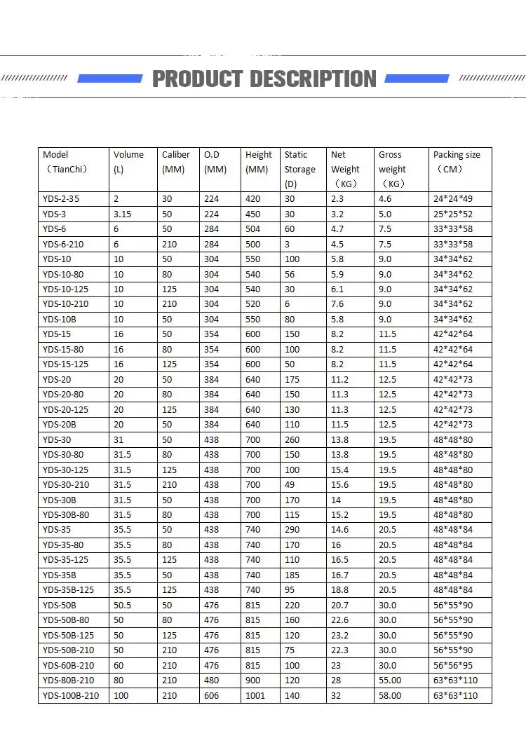 liquid nitrogen small capacity yds-10-210 semen tanks