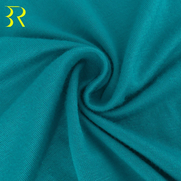 Good Antipilling Rayon Oe Single Jersey 95 Viscose 5 Elastane Fabric