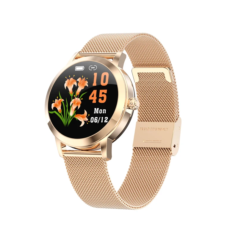 

New arrived OEM ultrathin metallic body woman smart watch with Female physiological cycle lady smartwatch LW10