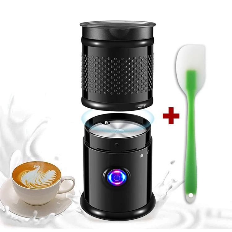 

Baby Electric Milk Warmer Frother Cappuccino Milk Maker Foam Maker Foamer Milk Coffee Frother, Black, white