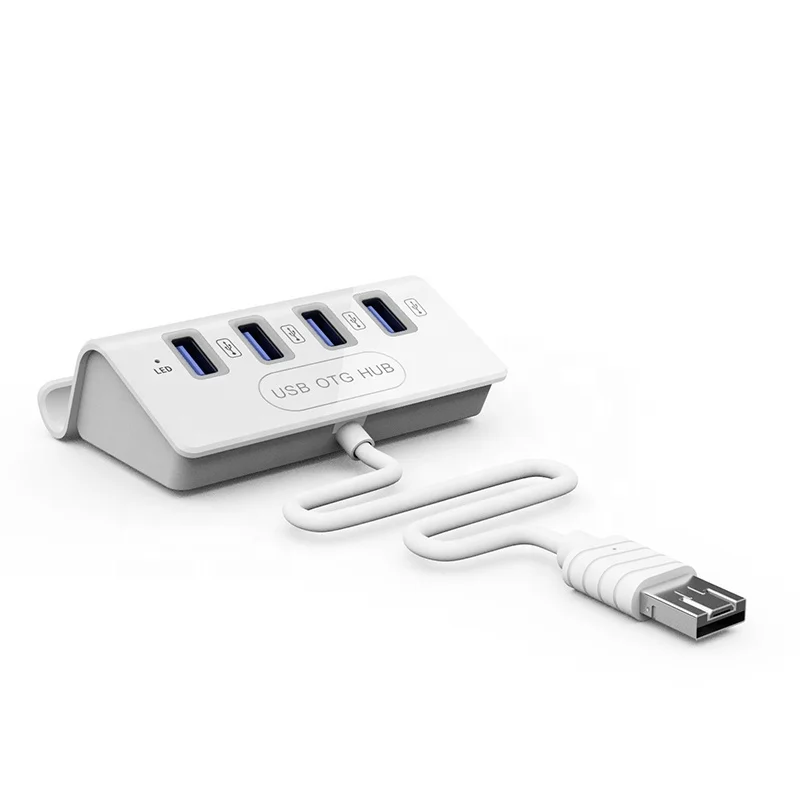 

Multi function USB OTG HUB with 4*USB 1*Micro-USB, White or black