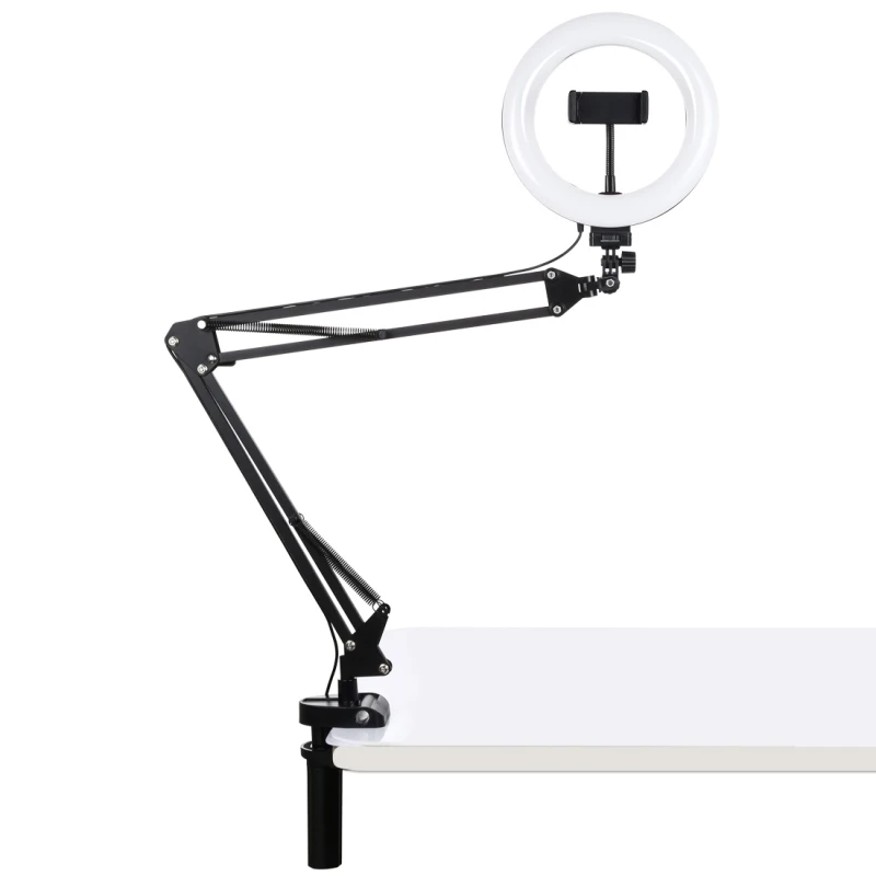 

Customized Logo PULUZ 7.9 inch 20cm Ring Video Light with Desktop Arm Stand