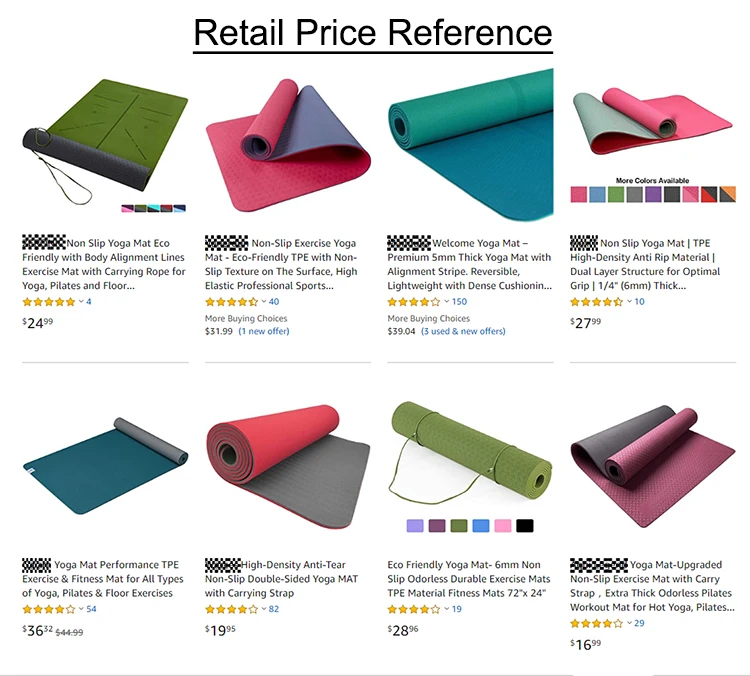 Sanfan Hot Selling Super Big Extra Large Wide Thick Tpe Yoga Mat Eco