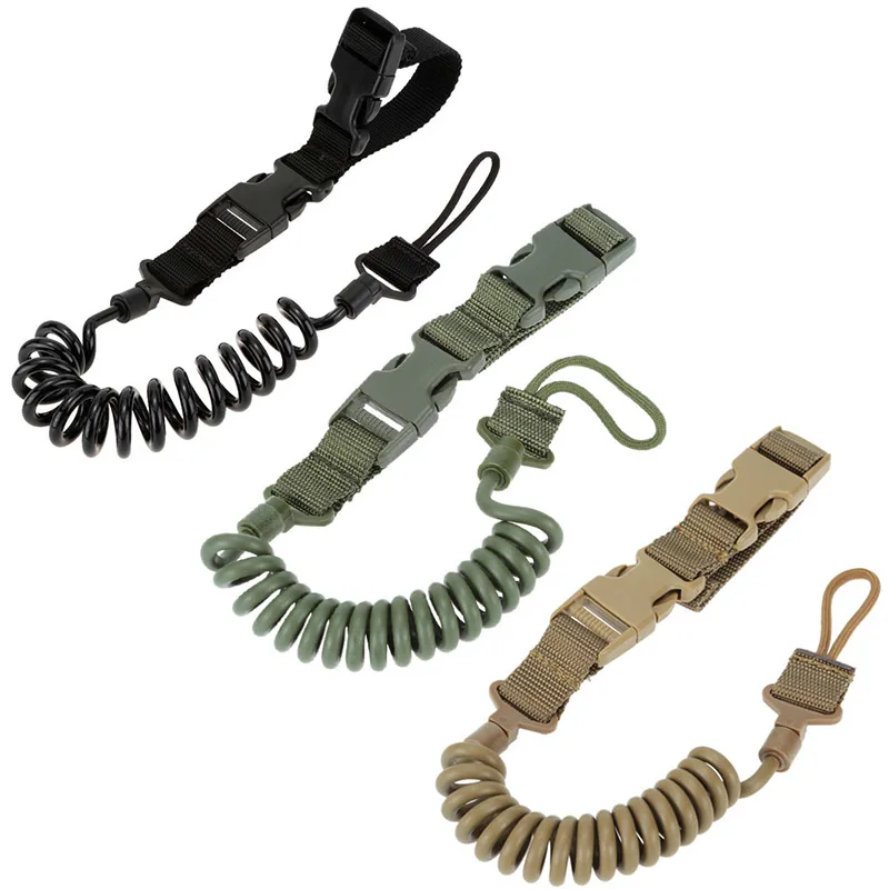 

Plastic Buckle Police Military Tactical Belt With Gun Spring Line