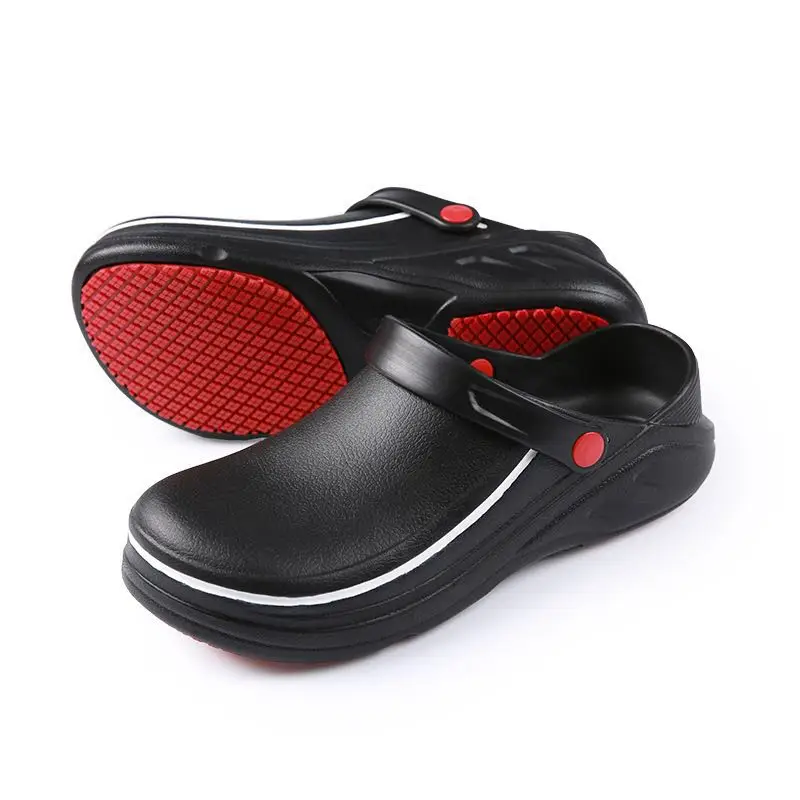 

Wholesale Waterproof Non-Slip Work Oil Resistant Kitchen Chef Shoes Crew Kitchen Chef Safety Anti-skid Shoes