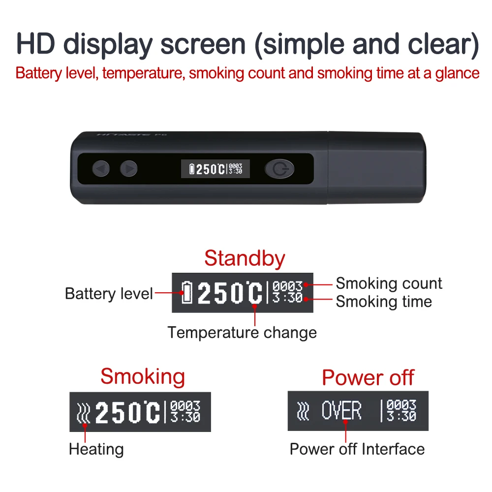 
High Quality Hitaste P6 Heated Tobacco Sticks Not Burn Product 