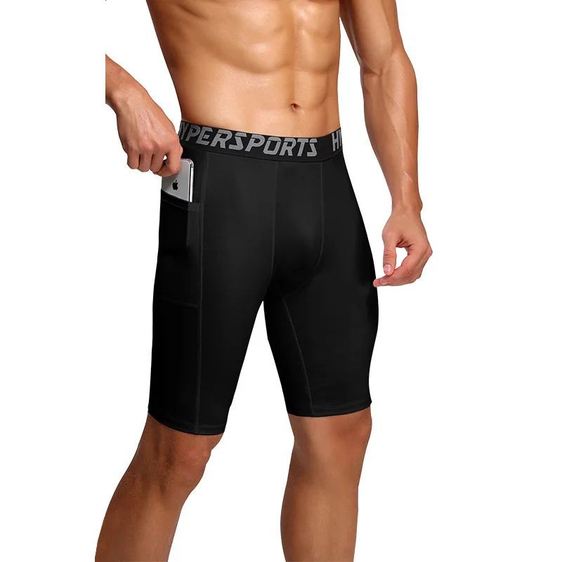 

Wholesale Quick Dry Tight Fitness Workout Training Sport Men Short Inside Pocket Custom Gym Shorts, Multi color optional