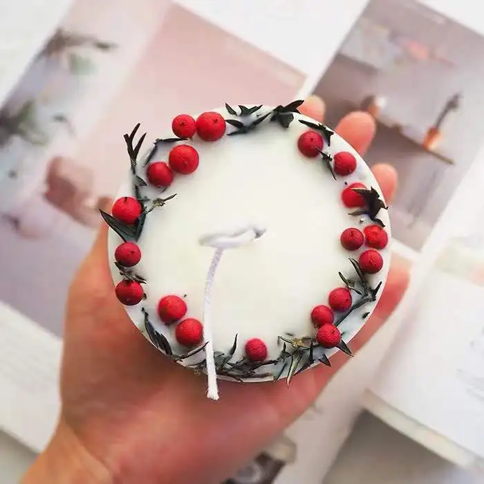 
botanical candles crafty soy wax scented candle flower candle gift box 