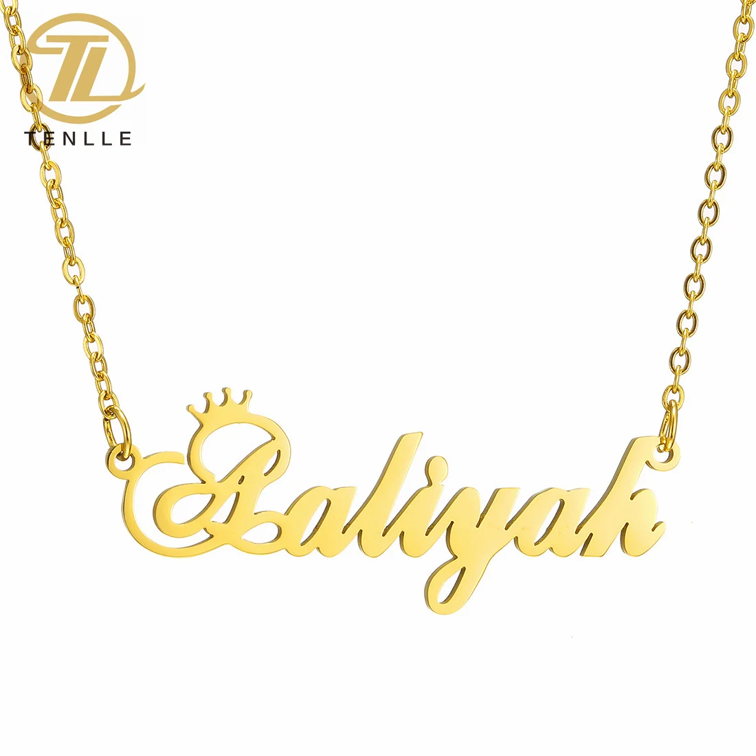 

Personalized Women Name Rose Gold/Gold/Silver Color Personalized Chain Mom Gifts Custom Necklace