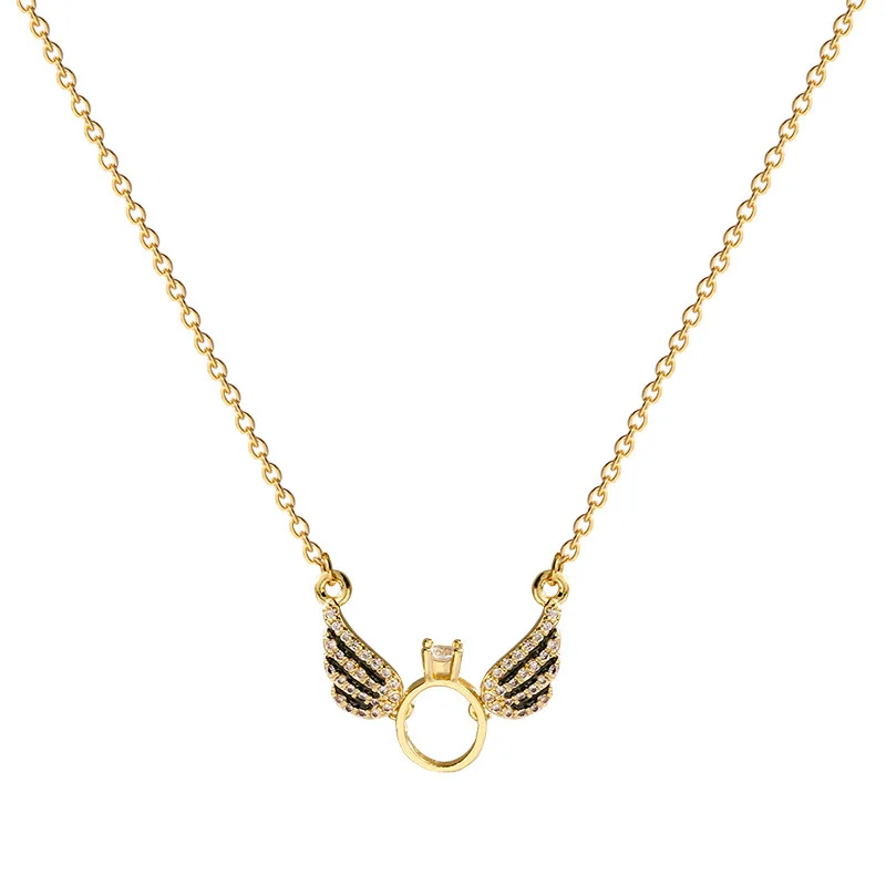 

simple stainless steel multi design necklace new women high plated jewelry custom necklace gift, Picture