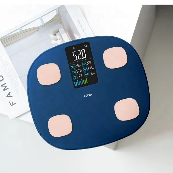 

Amazon Heart Rate Smart Weight Scale High Quality App Digital Health Weighing Smart Body Fat Scale, Customized color
