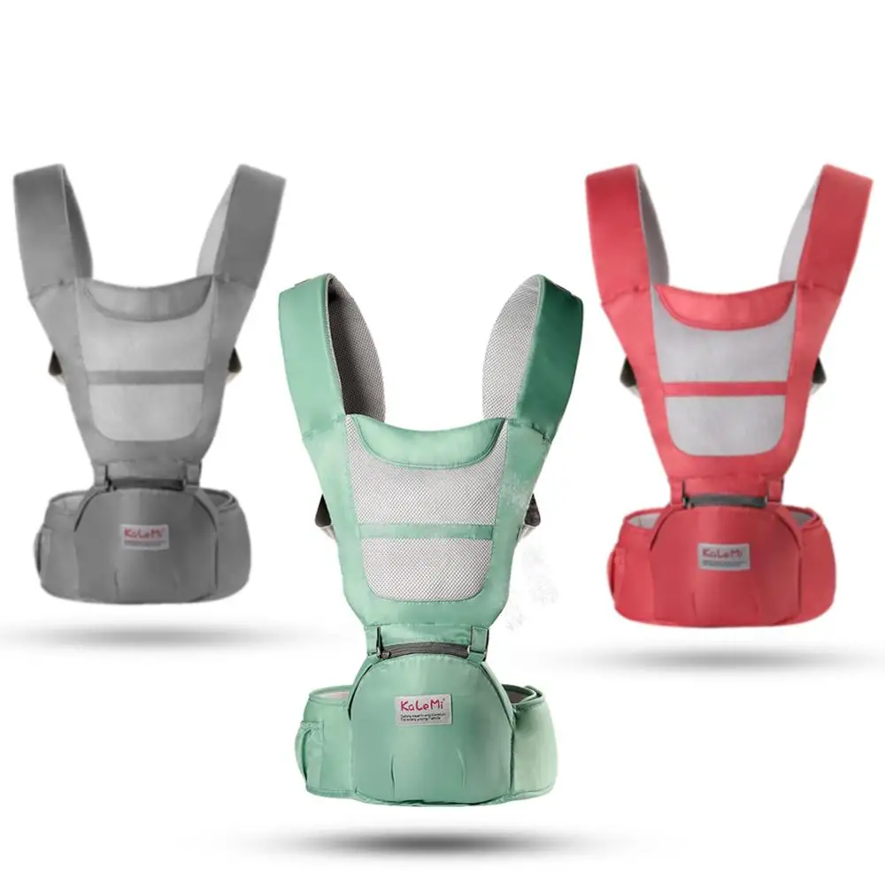 

Hipseat Baby Carrier Backpack Carrier Sling, Green, pink, red, beidge, pink