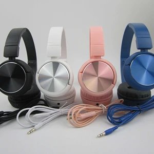 Lightweight Wired On Ear Headphones 3.5mm Plug