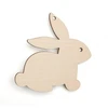 Creative Wood-made Easter Egg Rabbit Art Craft Decoration Accessory Household Ornament, Egg Rabbit for Living Room