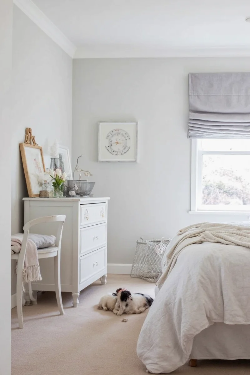 gray area no more 7 family friendly ways to style a light gray painted bedroom