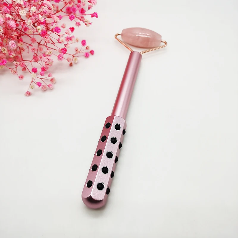 

Manufacturers skin care innovation beauty products production point massage germanium jade roller beauty bar