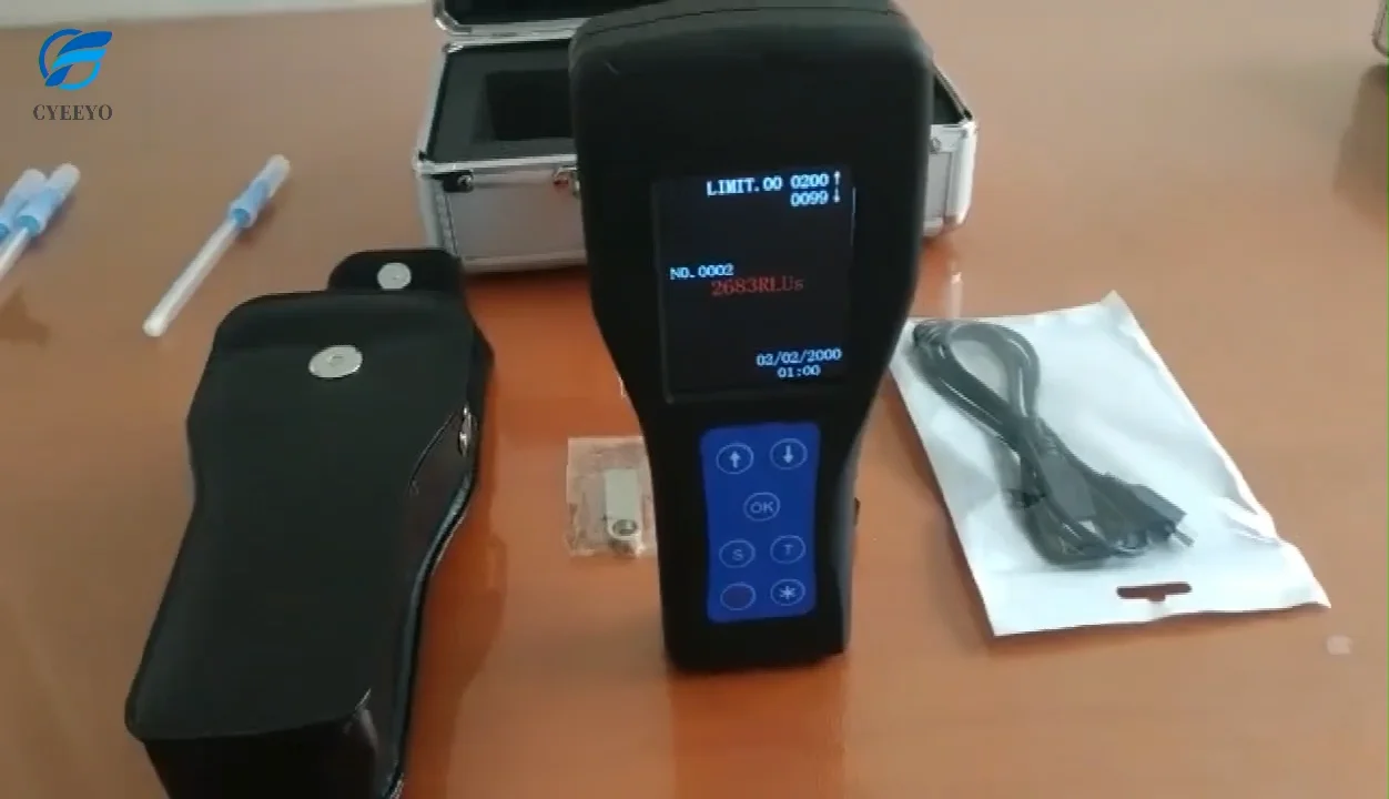 Portable System Hand Held Handheld Bacteria Detection Luminometer Atp