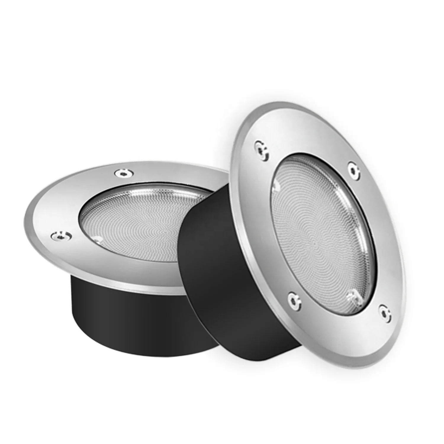 

IP68 Waterproof 2 Led Solar Outdoor Buried Disk Light Ultra Bright Stainless Steel In-ground Light Lawn Community Garden Lights