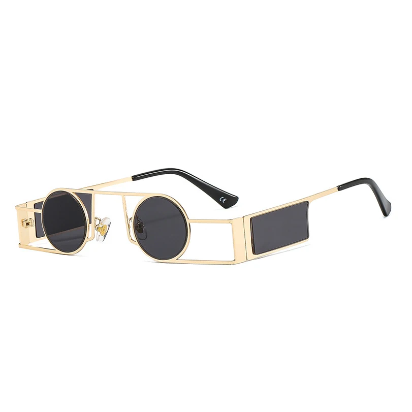 

Twooo 22009 Custom New Fashion Round Metal Frame Shades Sunglasses 2022