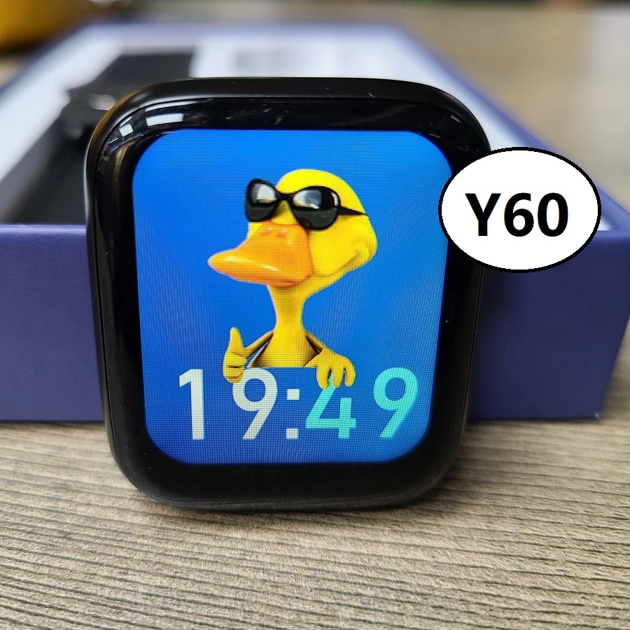 

mini game smartwatch y60 1.69 Inch infinite Touch Screen Heart Rate BT Phone Call Waterproof smart watch y60