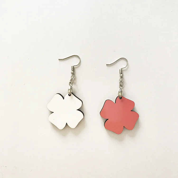 

MDF Sublimation Printing Earrings Sublimation Custom Design Blank Teardrop MDF Earrings Mother Day Gifts Cheap Gifts