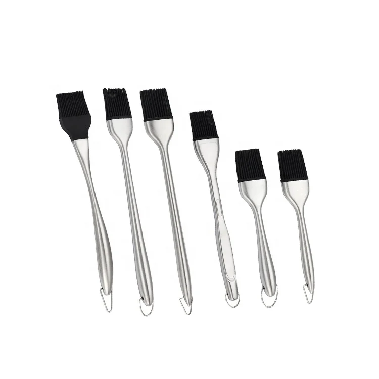 

Hot Selling Barbecue Tools Can Be Removed Brush Head Heat Resistant Silicone Oil Brush