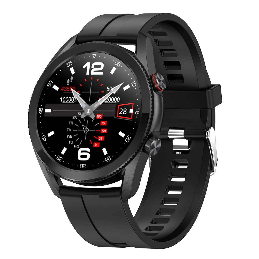 

Fitness Wrist Watch BT Phone Call Android IOS IP68 Waterproof Reloj Smart Watch L19 Heart Rate ECG Blood Oxygen Watch PK L13