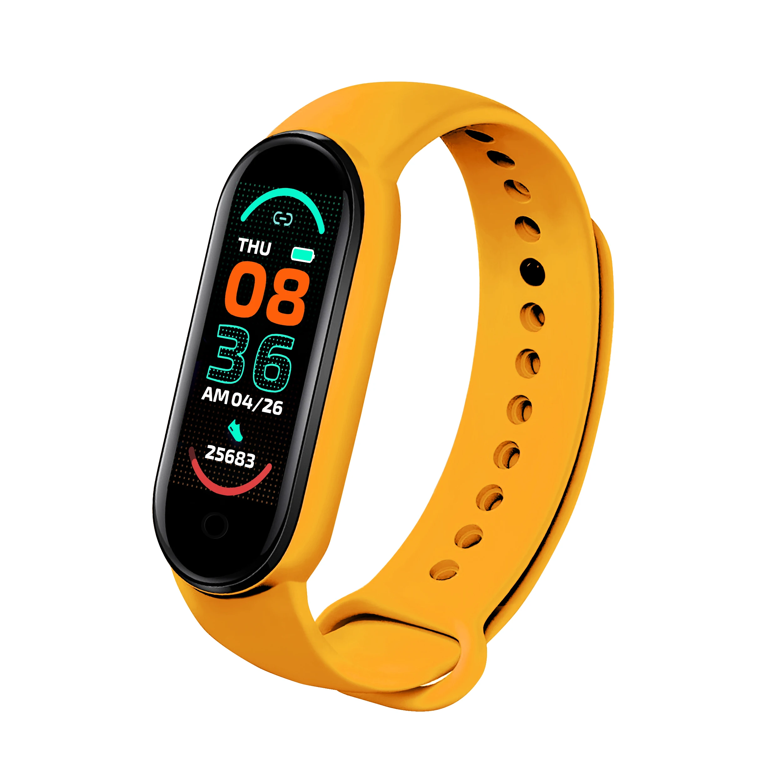 

0.96 inch M6 Smart Band Sport heart rate blood pressure music player Smart Watch