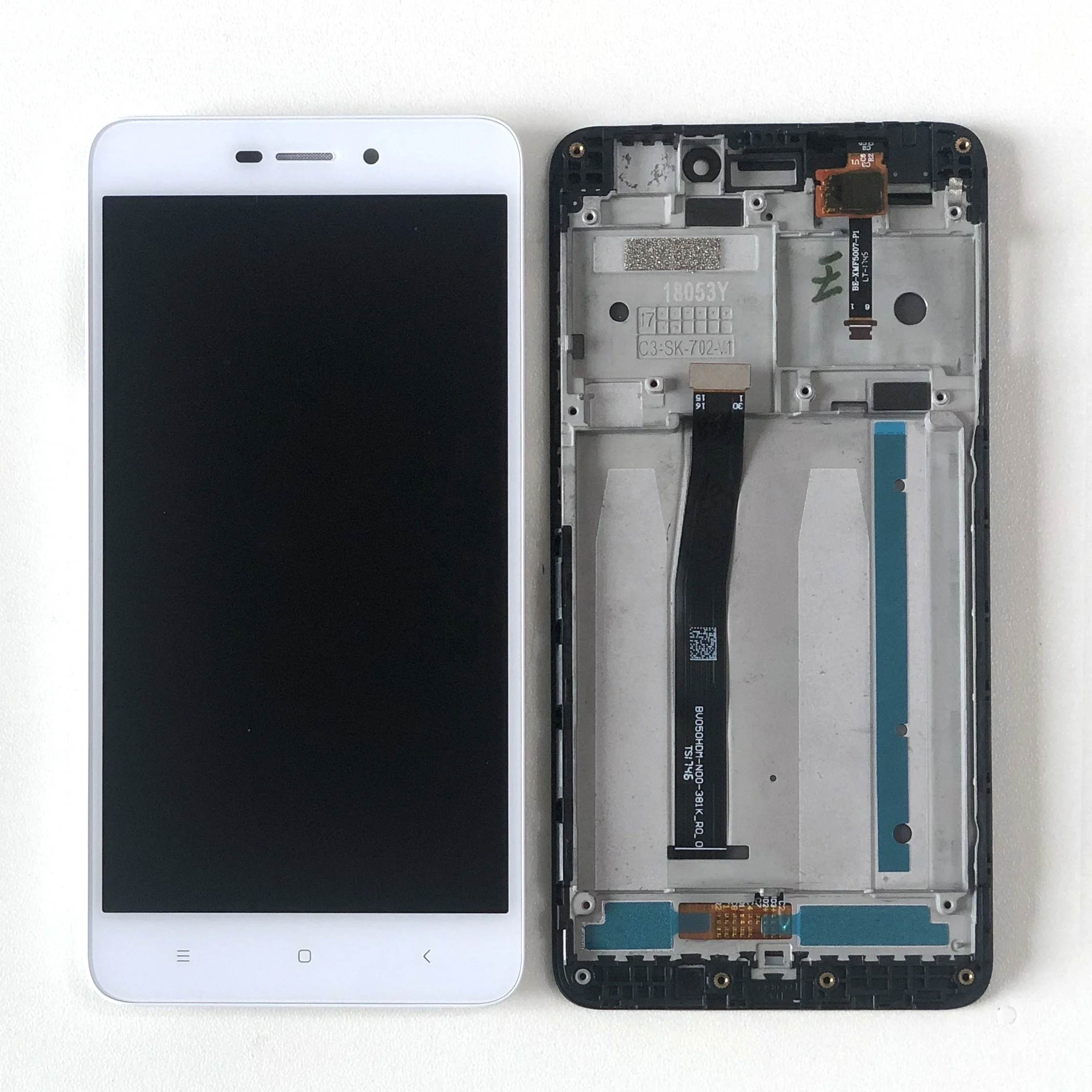 

Original For Xiaomi Redmi 4A LCD Touch Screen Display Digitizer Panel Assembly Frame For Redmi 4A Touch Display With Frame, Black/white