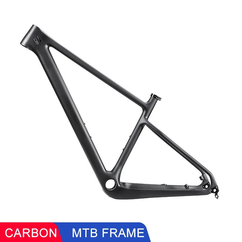 

2021 29er carbon mountain bike frame,full toray T1000 carbon hardtail mtb frame with 135*9/142*12mm hook XC carbon mtb frame