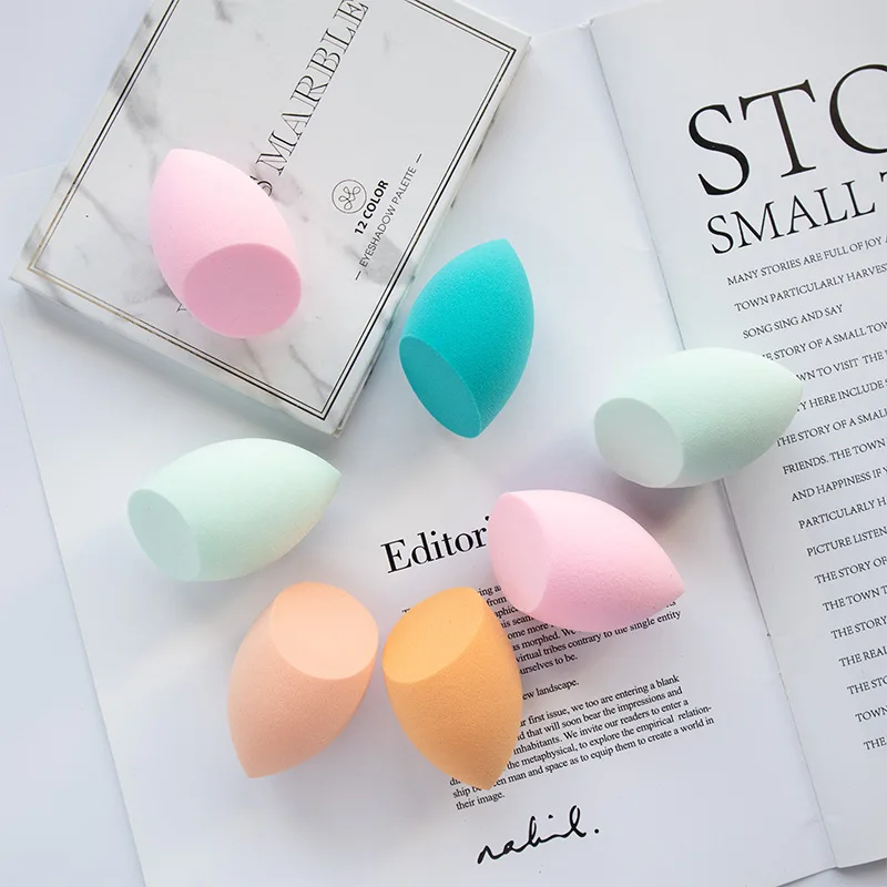 

Different colors China Wholesale Premium Big Size Super Soft Make Up Beauty Sponge Blender 3D Latex Makeup Sponge, Multiple colors