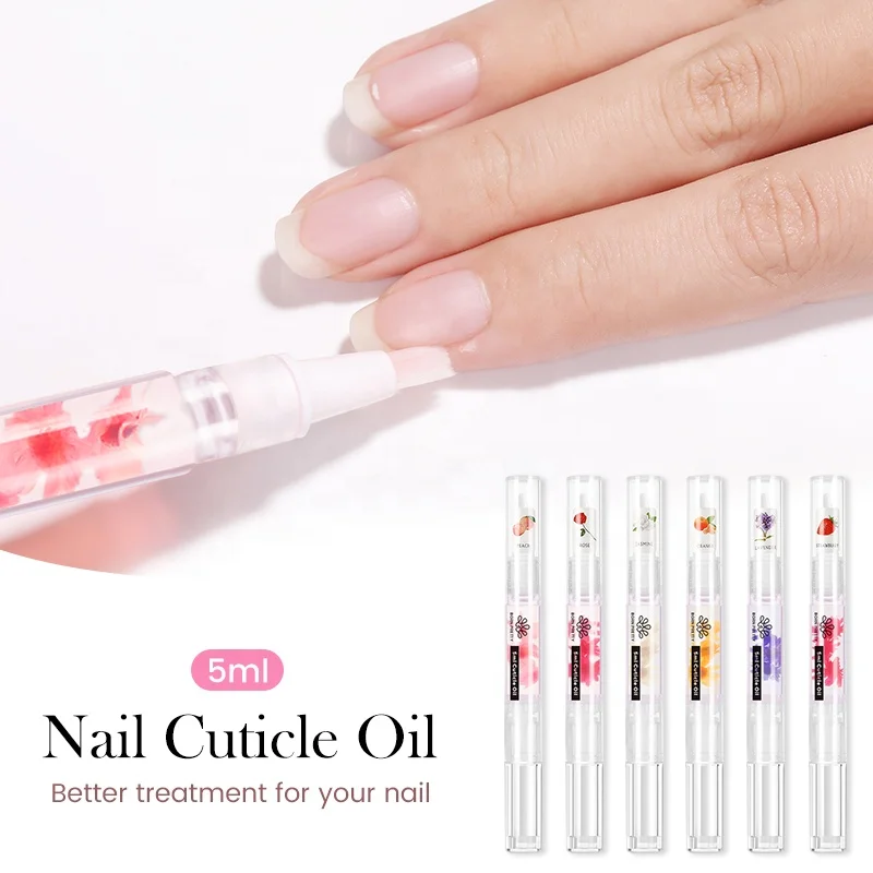 

BORN PRETTY Custom Logo Free Label Design Natural Lavender Cuticle Moisturize Revitalizing Oil Pen Mini Nail Care Oils