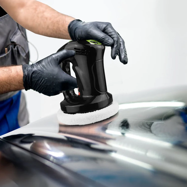 Car Polisher Machine Handheld Aluminum Body Convenient Simple Electric