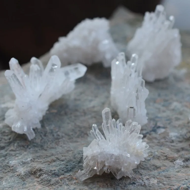 2 8 Cm Natural Brazilian Clear Quartz White Crystal Cluster Wholesale