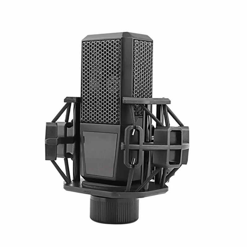 

Professional 260 Metal Voice Recording XRL Studio Recording Condenser Microphone with Shock Mount Stand