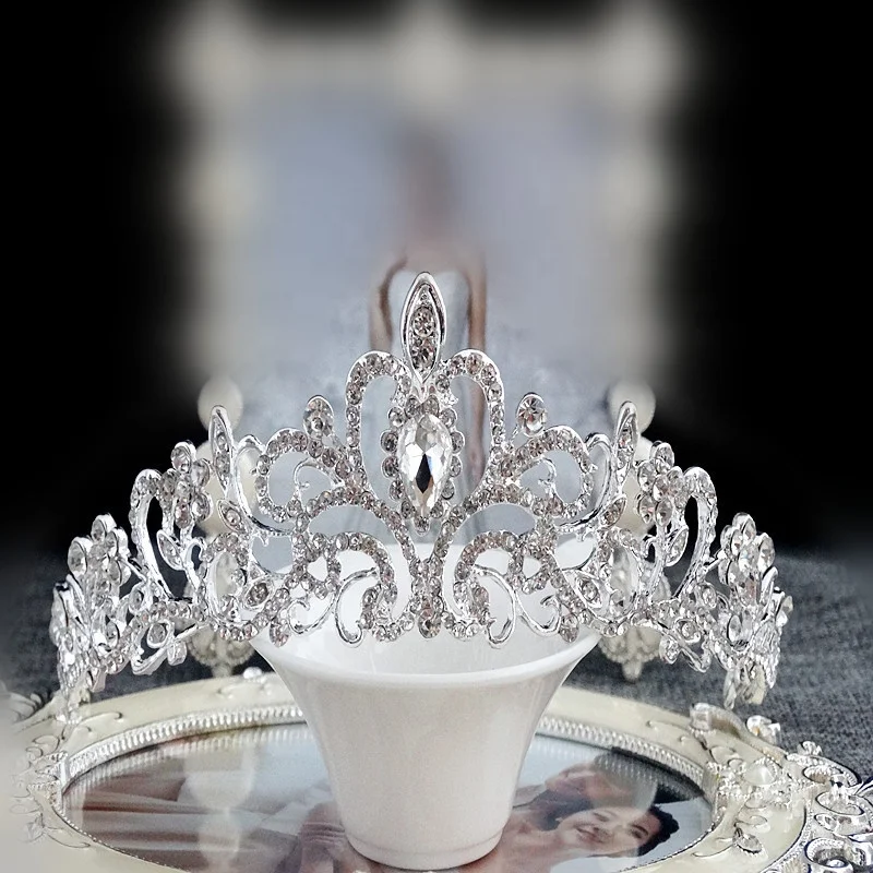 
High Quality For Adult Wedding Bridal Hair Accessories Rhinestone Crystal Bling Tiaras And Wedding Crown Designer Bridal Crown 