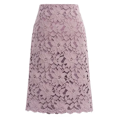 

F41100A the new arrivals European and American style pure color lace bodycon hip plus size womens skirts womens skirts, As picture