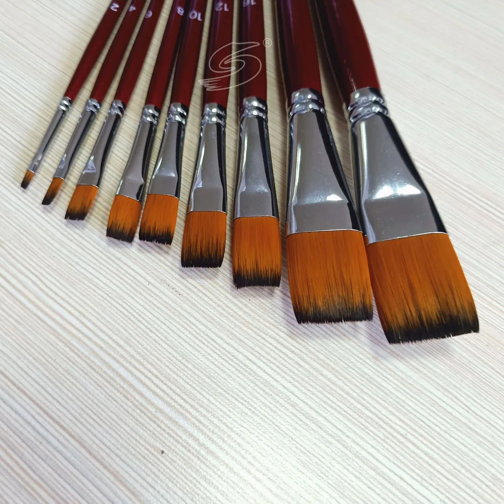 Art Supplies High Quality Brush For Acrylic Oil Painting Paint Brushes