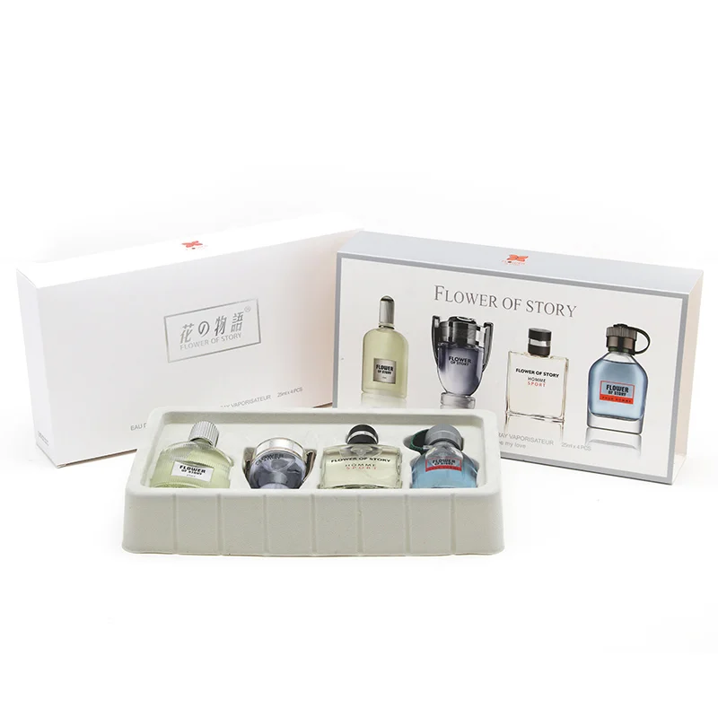 

Net celebrity cologne European and American style men's perfume lasting fragrance wholesale parfum four-piece men's perfume set, Picture