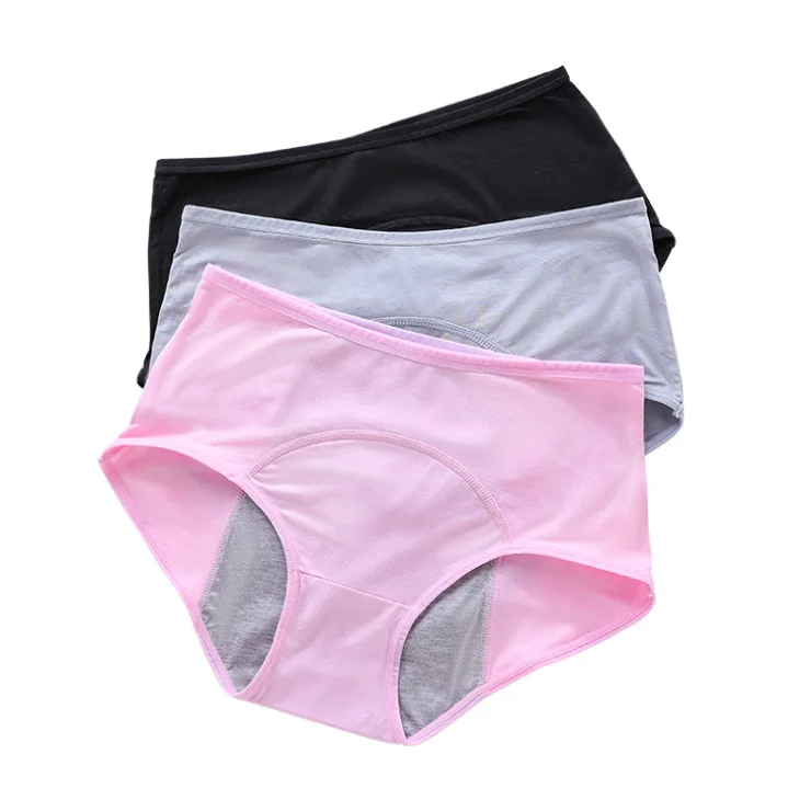 

HJ644 Wholesale Leak Proof Menstrual Panties Physiological Pants Women Underwear full Cotton Waterproof Briefs