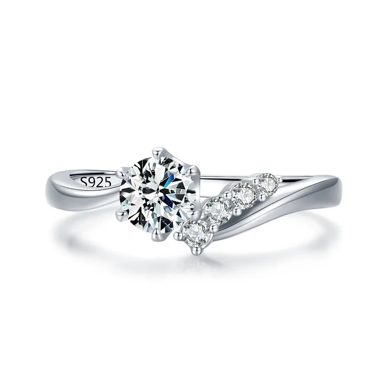 

Factory Wholesale Jewelry 925 Sterling Silver Cz Cubic Zircon Rings for Women