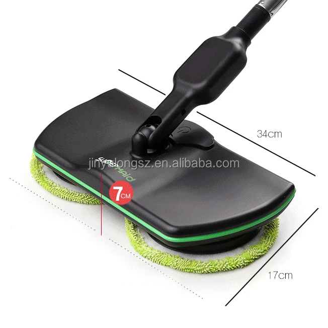 2019 New Arrival Rechargeable Cordless Powered Floor Cleaning Spin Scrubber Polisher Mop
