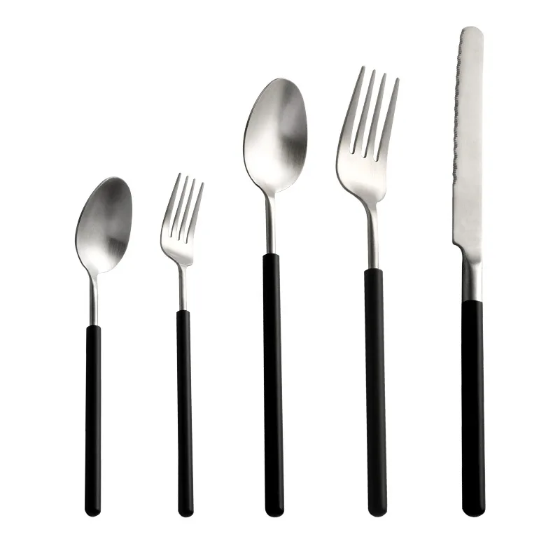 

Newest Design Top Quality Wedding Restaurant 304 Stainless Steel Sanding Tableware