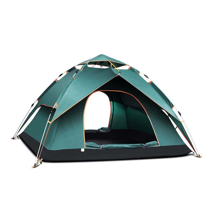 

FunFishing fully automatic waterproof 2-3 person double-layer family outdoor camping tent