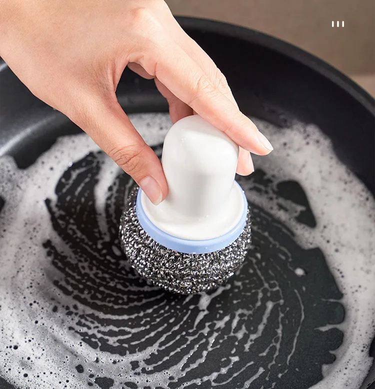 

High Quality Wire Balls Cleaning Tools For Pot Plate Cleaning Washing Cleaning Ball