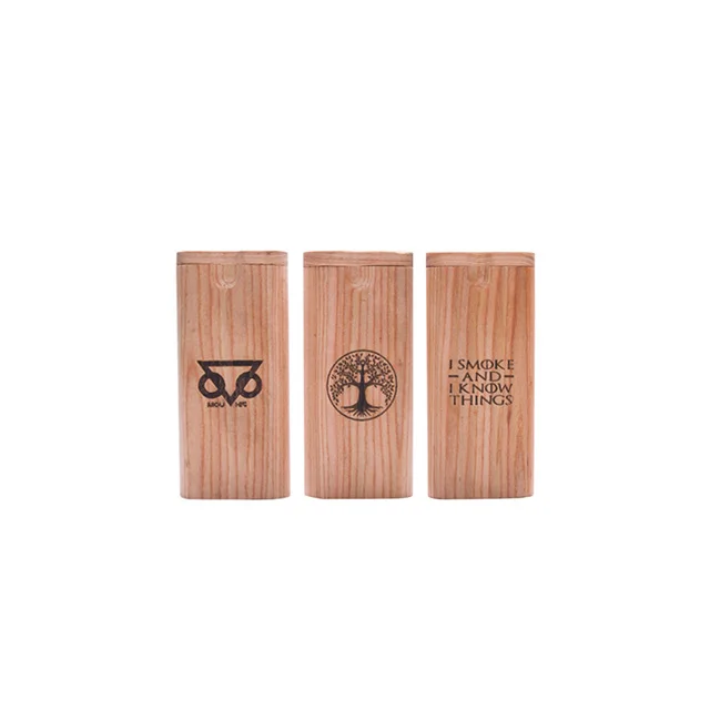 

PW07K002-P Wood Tobacco dugout printed Pipe cigarette weed Herb with Cleaning Tools Smoking Accessories