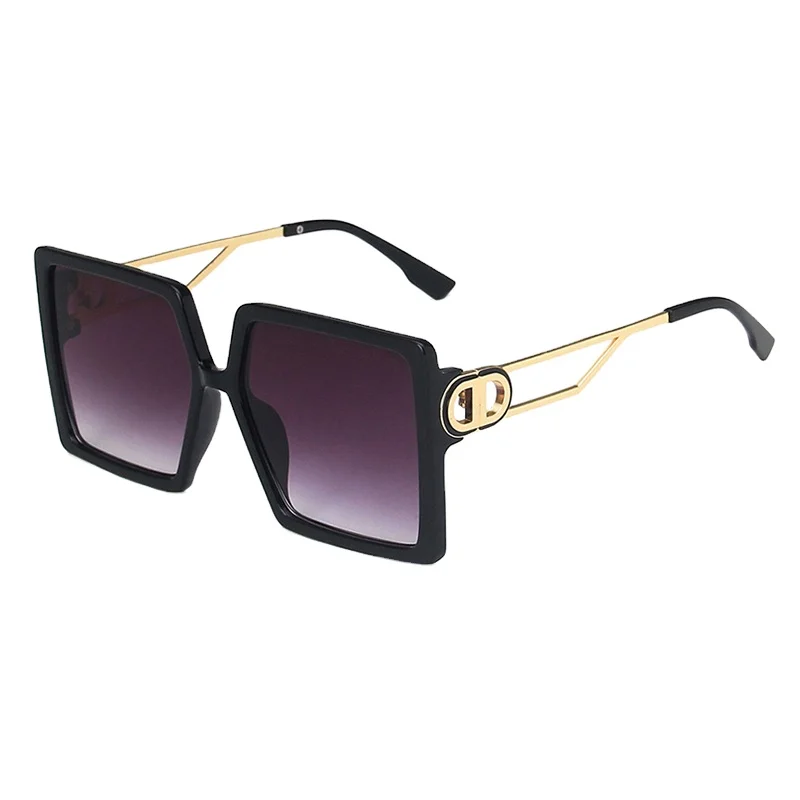 

Retro Trendy Women Oversized Sunglasses Shades Personalized Vintage Square Shape Oversize Fashion 2021 Sun Glasses, 6 colors for choice