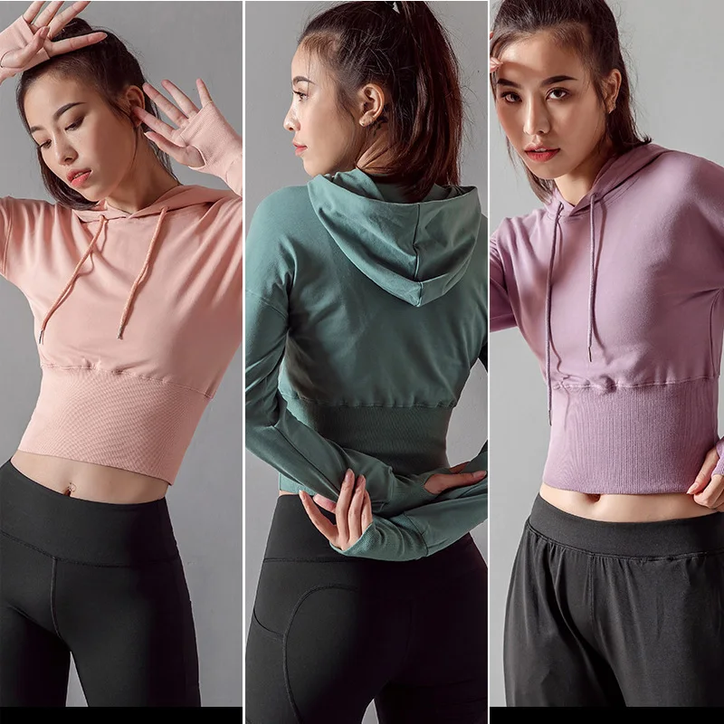 

Women's Yoga Sports Tops Shirts Quick-drying Running 85% Nylon 15% Spandex Fitness Long Sleeves Breathable Sports Tops, Customized color