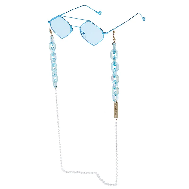 

2021 New INS Style Pearl Glasses Chain Pendant glass chain pearl glass chain eyewear accessories, Picture shows